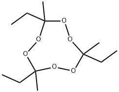 3,6,9-트리에틸-3,6,9-트리메틸-1,2,4,5,7,8-헥소소난 구조식 이미지