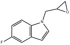 1-N-glycidyl-5-fluoro-indole 구조식 이미지