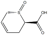 2H-Thiopyran-2-carboxylicacid,3,6-dihydro-,1-oxide,(1R,2S)-rel-(+)-(9CI) 구조식 이미지