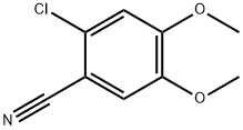 2-chloro-4,5-dimethoxybenzonitrile 구조식 이미지