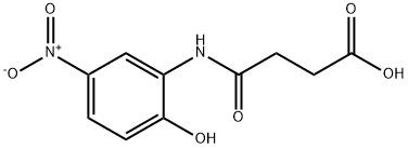 4-(2-hydroxy-5-nitroanilino)-4-oxobutanoic acid 구조식 이미지