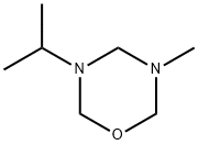2H-1,3,5-Oxadiazine,tetrahydro-3-methyl-5-(1-methylethyl)-(9CI) 구조식 이미지
