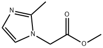 (2-methyl-imidazol-1-yl)-acetic acid methyl ester 구조식 이미지