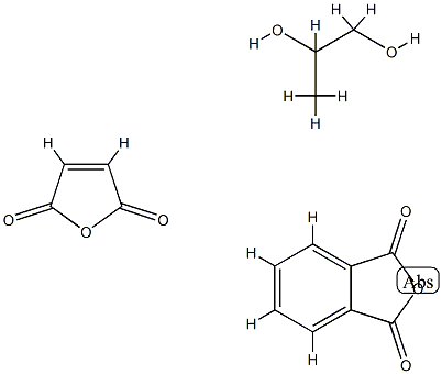 1,3-Isobenzofurandione, polymer with 2,5-furandione and 1,2-propanediol Structure