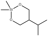 1,3-Dioxa-2-silacyclohexane,2,2-dimethyl-5-(1-methylethyl)-(9CI) 구조식 이미지