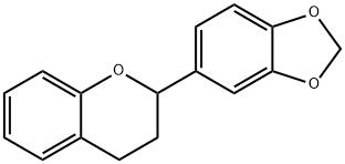 2H-1-Benzopyran,2-(1,3-benzodioxol-5-yl)-3,4-dihydro-(9CI) Structure