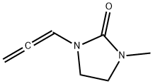 2-Imidazolidinone,1-methyl-3-(1,2-propadienyl)-(9CI) 구조식 이미지