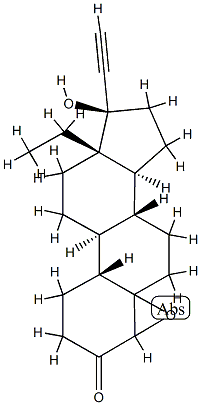 25073-30-7 4,5-Epoxy-13-ethyl-17-hydroxy-18,19-dinor-17α-pregn-20-yn-3-one