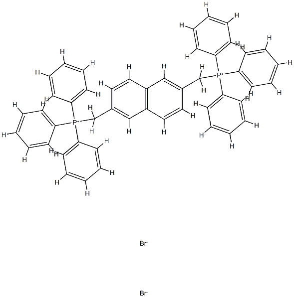 (2 6-NAPHTHALENEDIMETHYLENE)BIS(TRIPHEN& Structure