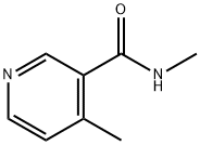 3-피리딘카르복사미드,N,4-디메틸-(9CI) 구조식 이미지