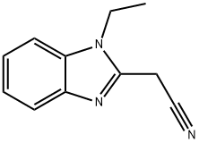 1H-Benzimidazole-2-acetonitrile,1-ethyl-(9CI) Structure