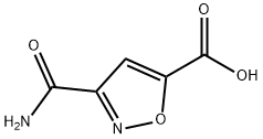 5-이속사졸카르복실산,3-(아미노카르보닐)-(9CI) 구조식 이미지
