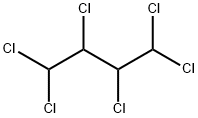 1,1,2,3,4,4-Hexachlorobutane 구조식 이미지