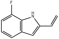 1H-인돌,2-에테닐-7-플루오로-(9Cl) 구조식 이미지