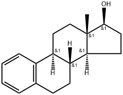 17beta-Estradiol, 3-deoxy- Structure