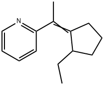 피리딘,2-[1-(2-에틸사이클로펜틸리덴)에틸]-(9CI) 구조식 이미지
