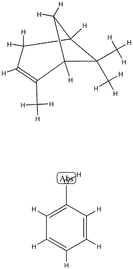 페놀, 중합체(2,6,6-트리메틸바이시클로(3.1.1)헵트-2-엔 함유) 구조식 이미지