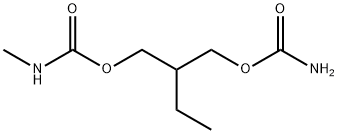 2-(Carbamoyloxymethyl)butyl=N-methylcarbamate Structure