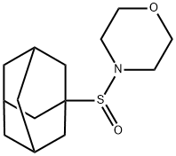 4-(1-adamantylsulfinyl)morpholine 구조식 이미지
