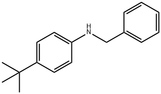 N-벤질-4-tert-부틸아닐린 구조식 이미지