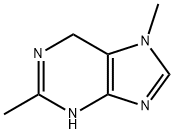 1H-퓨린,6,7-디하이드로-2,7-디메틸-(9CI) 구조식 이미지