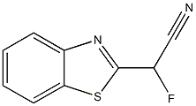 2-Benzothiazoleacetonitrile,alpha-fluoro-(9CI) Structure