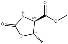4-Oxazolidinecarboxylicacid,5-methyl-2-oxo-,methylester,(4R,5S)-rel-(9CI) Structure