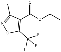4-Isoxazolecarboxylic acid, 3-Methyl-5-(trifluoroMethyl)-, ethyl Structure