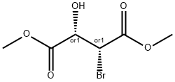 부탄디오익산,2-브로모-3-하이드록시-,디메틸에스테르,(2R,3S)-rel-(9CI) 구조식 이미지