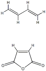 POLYBUTADIENE ADDUCTED WITH MALEIC ANHYDRIDE Structure