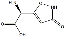 5-이속사졸아세트산,-알파-아미노-2,3-디히드로-3-옥소-,(-알파-S)-(9CI) 구조식 이미지