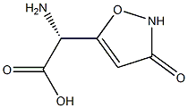 5-이속사졸아세트산,-알파-아미노-2,3-디하이드로-3-옥소-,(-알파-R)-(9CI) 구조식 이미지