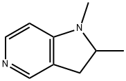 1H-Pyrrolo[3,2-c]pyridine,2,3-dihydro-1,2-dimethyl-(9CI) 구조식 이미지