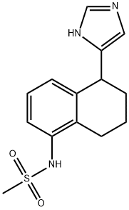 N-(5-(1H-imidazol-4-yl)-5,6,7,8-tetrahydronaphthalen-1-yl)methanesulfonamide Structure