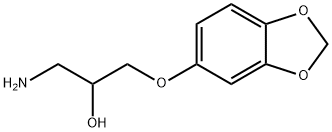 1-amino-3-(2H-1,3-benzodioxol-5-yloxy)propan-2-ol 구조식 이미지
