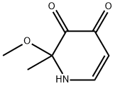 3,4-Pyridinedione,1,2-dihydro-2-methoxy-2-methyl-(9CI) 구조식 이미지