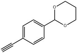 1,3-Dioxane,2-(4-ethynylphenyl)-(9CI) Structure