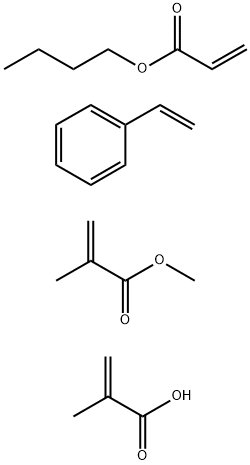 25987-66-0 2-Propenoic acid, 2-methyl-, polymer with butyl 2-propenoate, ethenylbenzene and methyl 2-methyl-2-propenoate