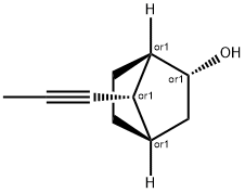 Bicyclo[2.2.1]heptan-2-ol, 7-(1-propynyl)-, (1R,2R,4R,7S)-rel- (9CI) Structure