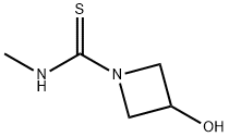 1-Azetidinecarbothioamide,3-hydroxy-N-methyl-(9CI) Structure