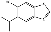 6-벤조티아졸티올,5-(1-메틸에틸)-(9CI) 구조식 이미지