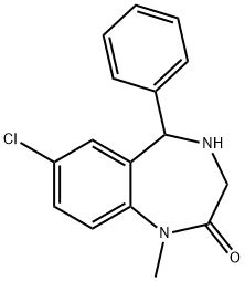 4,5-dihydrodiazepam Structure