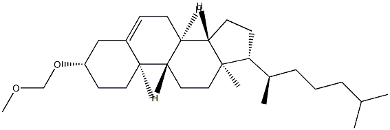 3β-메톡시메톡시콜레스트-5-엔 구조식 이미지