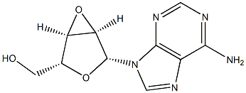 Adenosine,2',3'-anhydro- 구조식 이미지