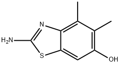 6-Benzothiazolol,2-amino-4,5-dimethyl-(8CI) Structure