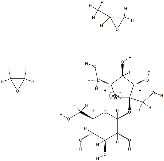 .alpha.-D-Glucopyranoside, .beta.-D-fructofuranosyl, polymer with methyloxirane and oxirane Structure