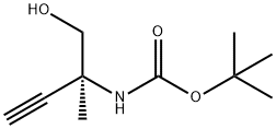 Carbamic acid, [(1S)-1-(hydroxymethyl)-1-methyl-2-propynyl]-, 1,1- Structure