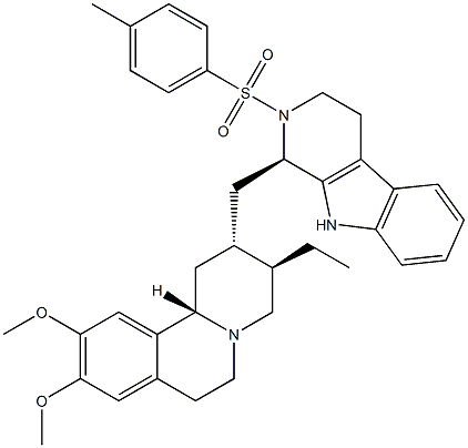 10,11-디메톡시-2'-[(4-메틸페닐)술포닐]튜불로산 구조식 이미지