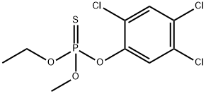 에톡시-메톡시-술파닐리덴-(2,4,5-트리클로로페녹시)포스포란 구조식 이미지