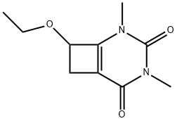 2,4-Diazabicyclo[4.2.0]oct-1(6)-ene-3,5-dione,8-ethoxy-2,4-dimethyl-(9CI) 구조식 이미지